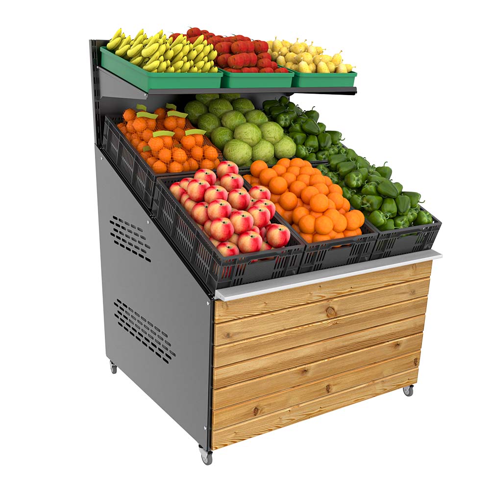 Sls Tier Fruit Veg Wall Unit Maxshelf Retail Equipment Solutions