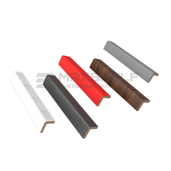 Slatwall corner wood trim