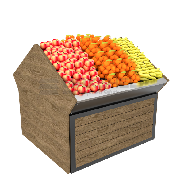 Wooden Fruit & Veg Gondola Stand (Hp)