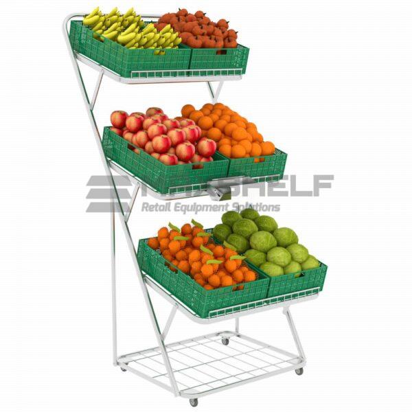 Galvanized Fruit Veg Unit Small - No Trays