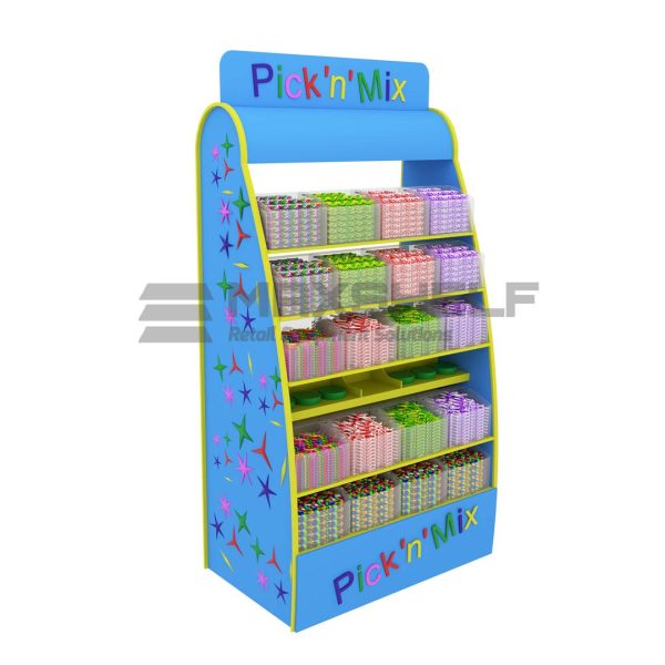5 tier blue pick n mix dispenser