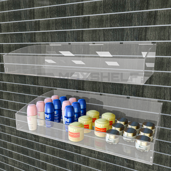 560mm ACRYLIC DUMP BIN SLATWALL