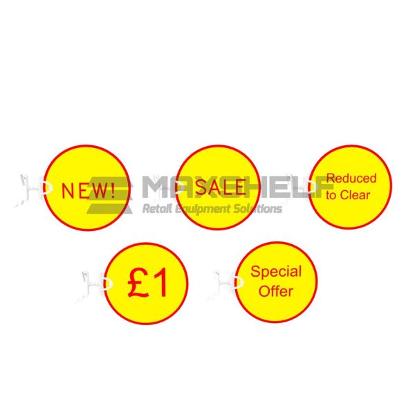 Circular Shelf Talkers (Pack of 10)