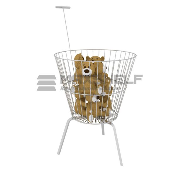 Round Promotional Wire Dump Bin