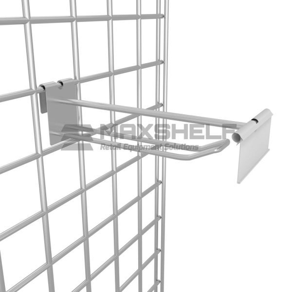 Grid Panel Euro Hook With Tag Arm
