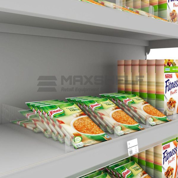 OVAL SHELF DIVIDER L185-485X120 SNAP OFF BREAKABLE