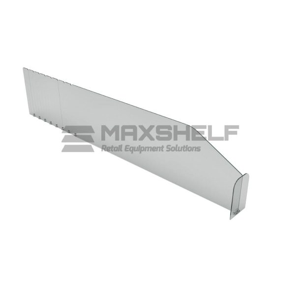 SHELF DIVIDER ANGLED BREAKABLE WITH LIMITER 120x285 - 485