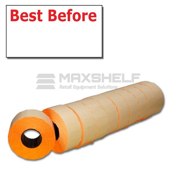 PRINTEX PRICE GUN LABEL BOX OF 42 BEST BEFORE 22*12