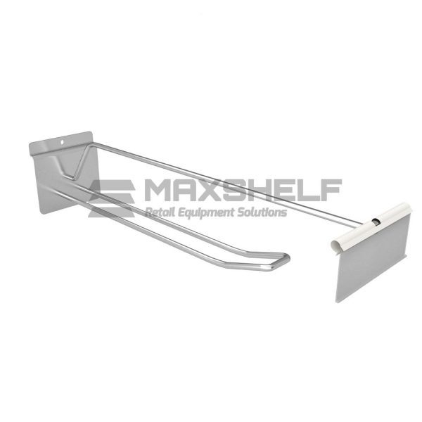 Slatwall Euro Hook Tag Arm - All Sizes Available