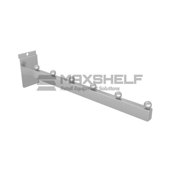 Slatwall 6 Ball Sloping Arm
