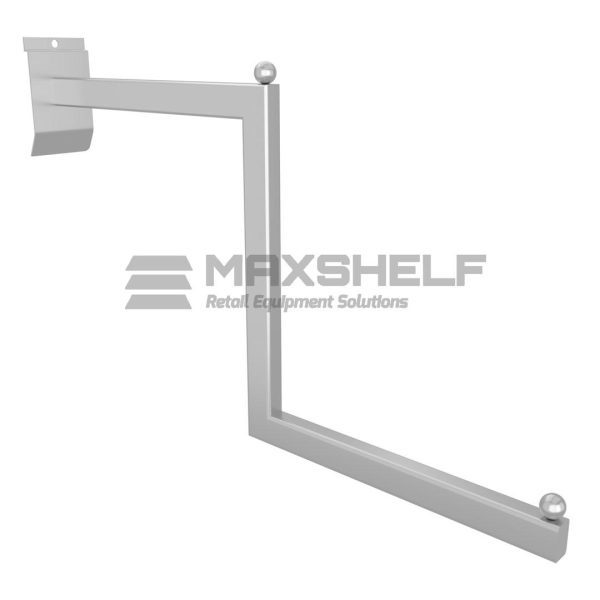 Slatwall 2 Stepped Arm 33cm