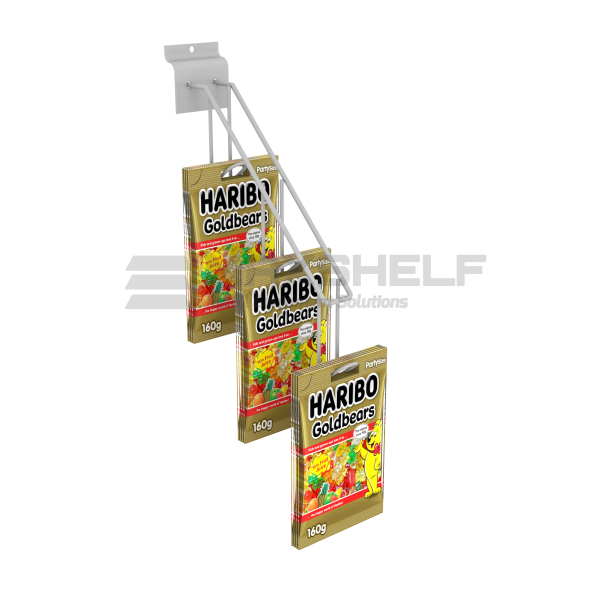 Slatwall Gift Bag Hook. 3 Hooks