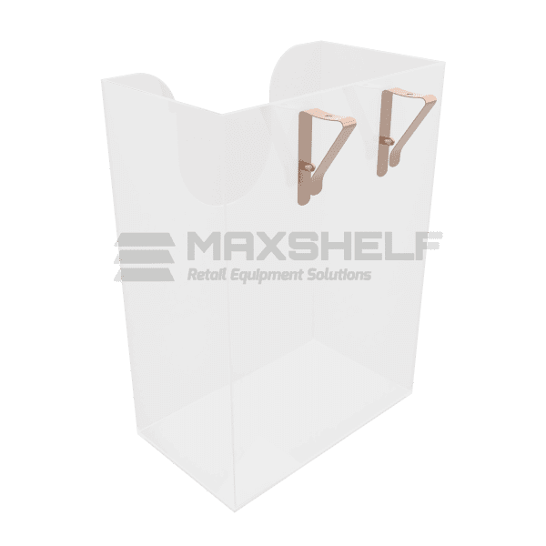 A4 Leaflet Holder with Mounting Clips