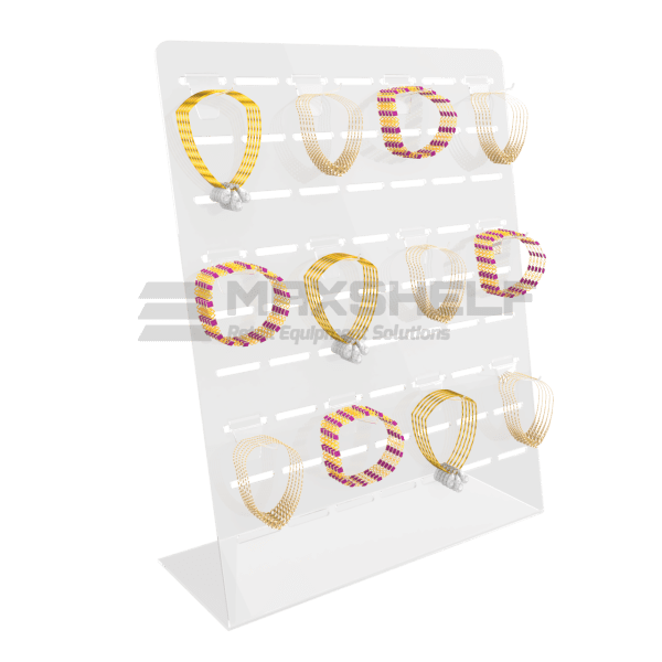 Acrylic Slotted Display Panel 12 Hooks