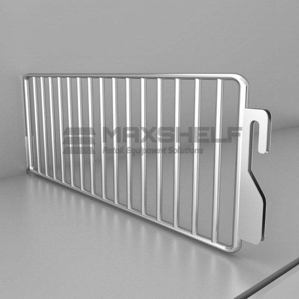 Wire Riser Dividers for Shop Shelving
