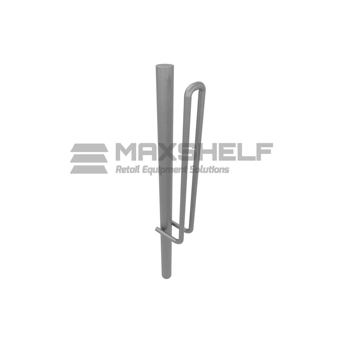 Enclosure Pin Riser AMX ACRYLIC RISER PIN CHROME - Maxshelf - Retail Equipment Solutions