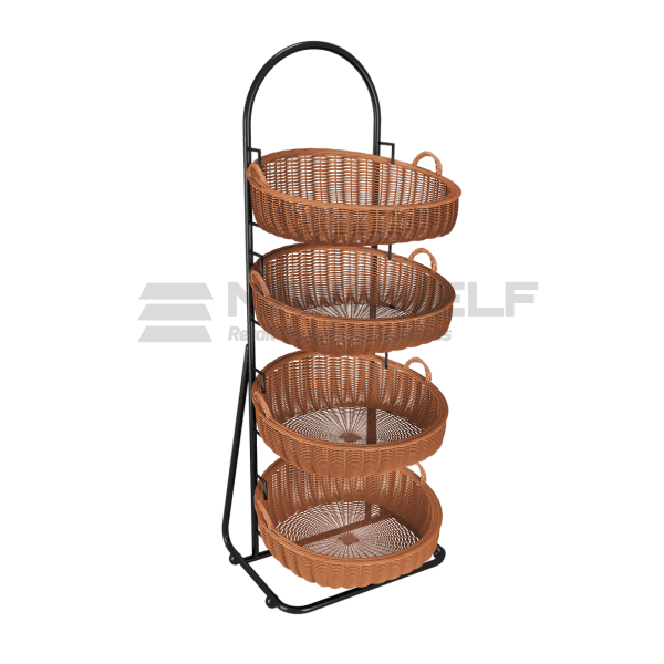 Wicker Basket 4 Set W50 D59 H147 cm