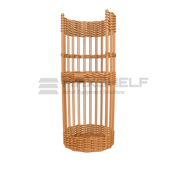 WICKER BAGUETTE BASKET LARGE W600*D470*H400