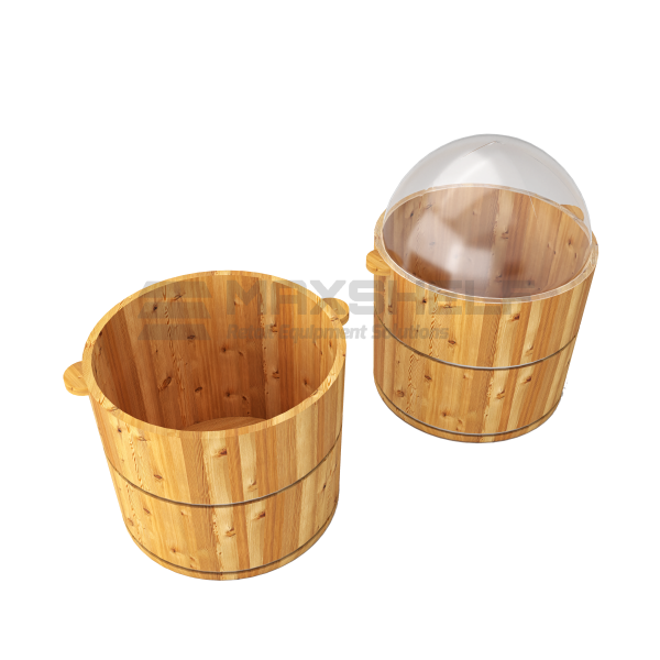 MEDIUM WOODEN BOWL