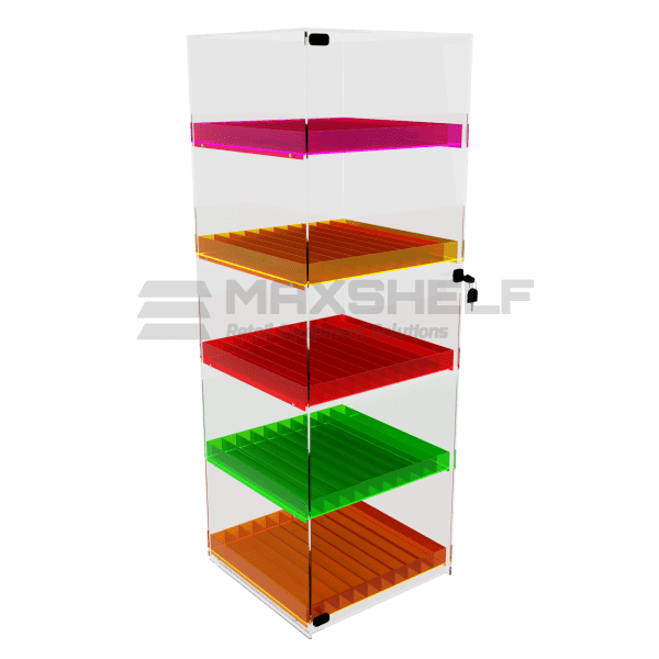 E-LIQUID VAPE DISPLAY 5 SHELF W325*D325*H815mm