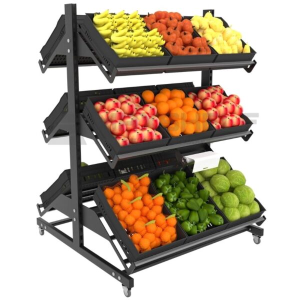 Double Side Sloping Fruit & Veg Unit