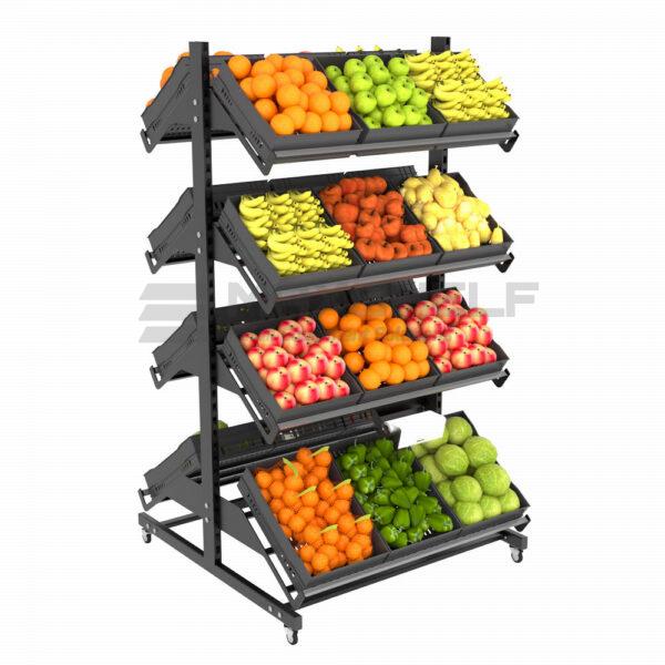 Double Side Sloping Fruit & Veg Unit