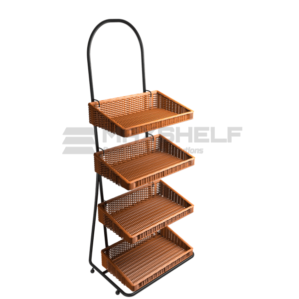 Wicker Basket 4 Set W56 D59 H147 cm