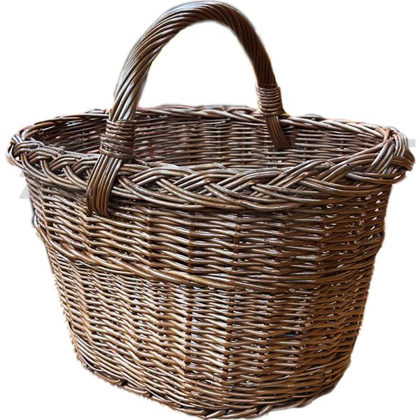 Wicker Supermarket Display Basket