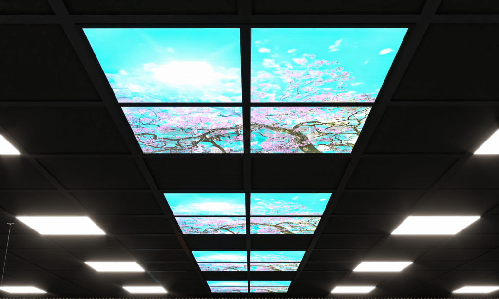 Cherry Blossom Tree Led Panel (4) - Maxshelf - Retail Equipment Solutions