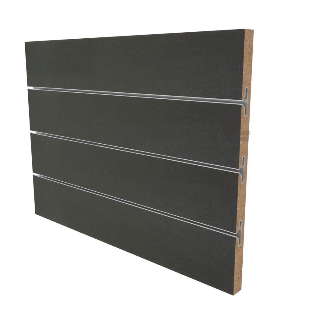 SLAT PANEL GRAPHITE GREY DOUBLE SIDED VMAX 240cm x 120cm - Maxshelf ...