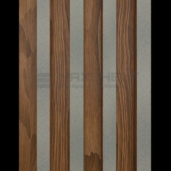 14 - DECORATIVE SLATWALL STRIPS SILVER 115*2900*19mm ( G117B-1152 ) INDOOR USE ONLY