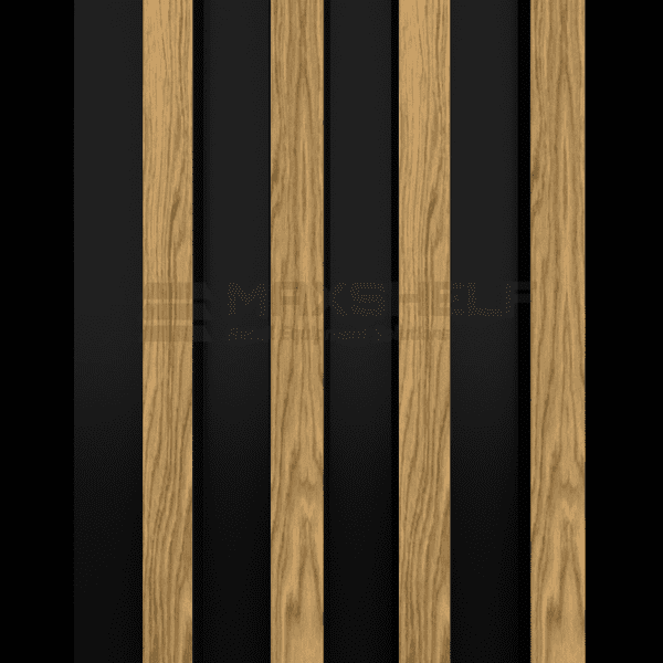 13 - DECORATIVE SLATWALL STRIPS WALNUT 115*2900*19mm ( G117B-0030 ) INDOOR USE ONLY