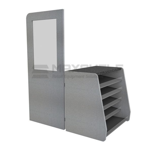 SILVER SECURITY COUNTER DOOR