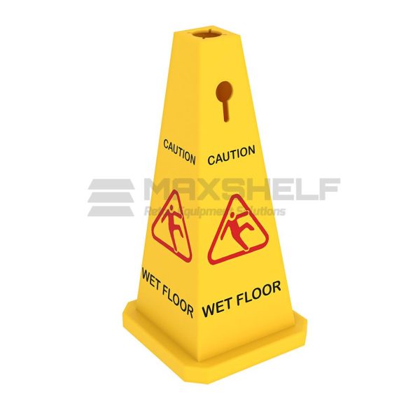 CAUTION WET FLOOR SIGN CONE