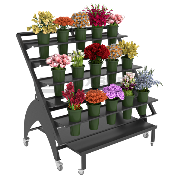 TILTING DISPLAY UNIT FOR FLOWERS