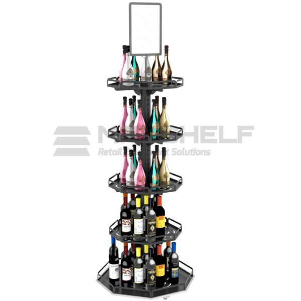 Wine Tower Metal