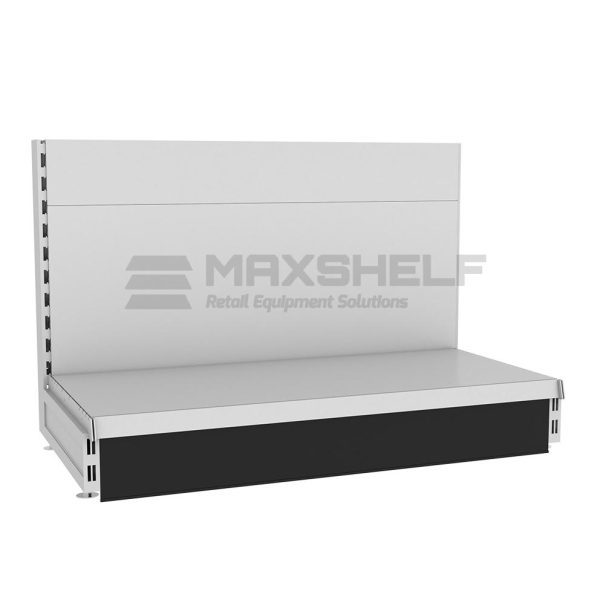 Kick Plate Plinth – Shelving Base Trim | Multiple Widths | White, Silver, Black, Graphite Grey - 1000mm, Black