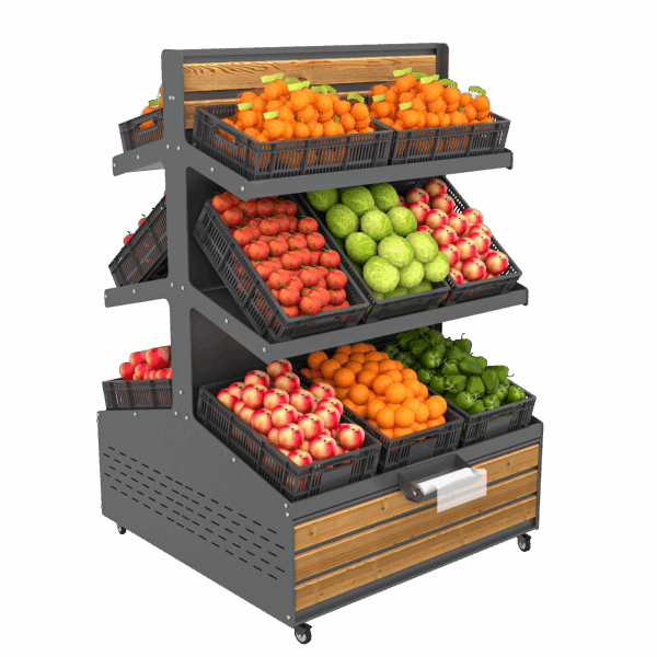 SLS 3 TIER FRUIT & VEG GONDOLA