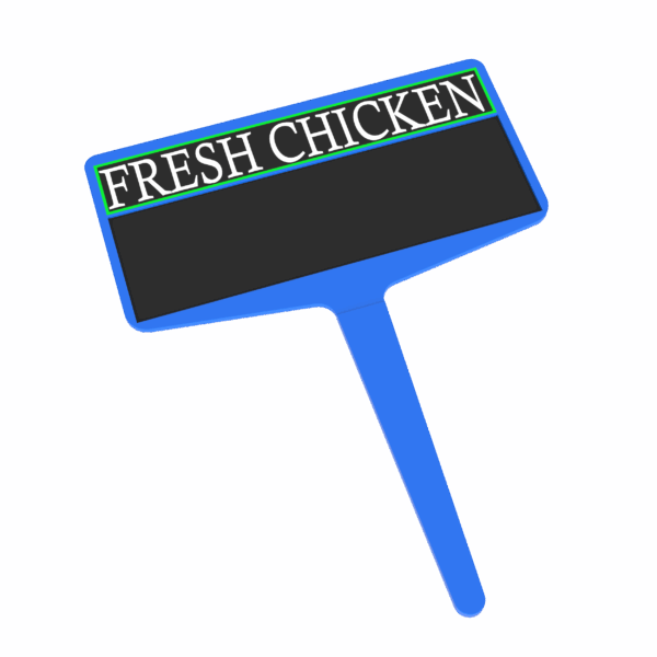 CHALKBOARD SPIKE FRESH CHICKEN 210mm x 111mm