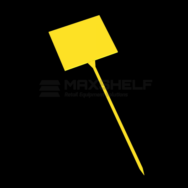 Price Tag Plate Yellow 100X85