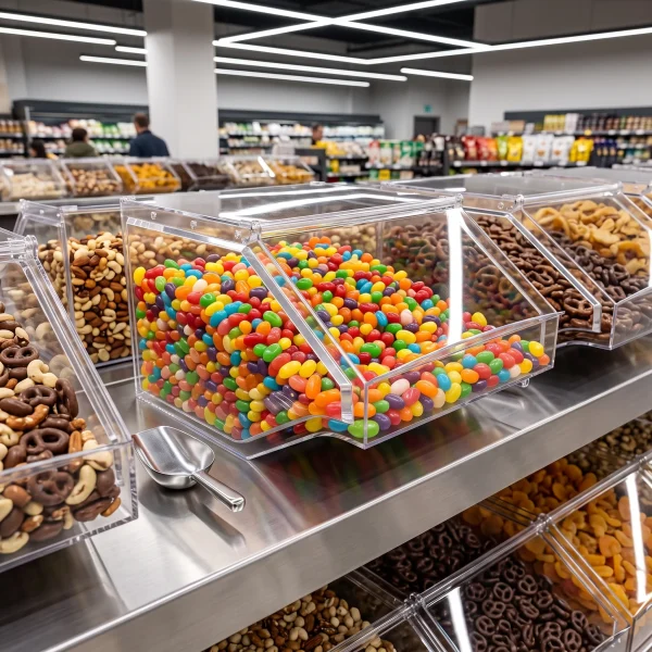 8 Litre Pick n Mix Dispenser 240mmx190mmx240mm