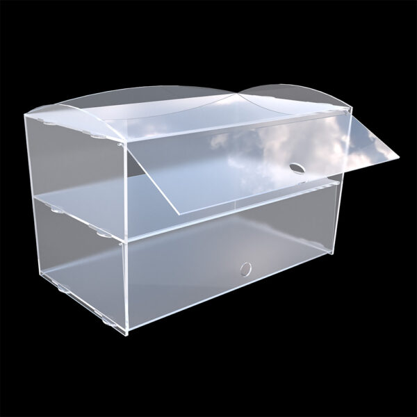 PREMIUM ACRYLIC DISPLAY CASE 2 TIER