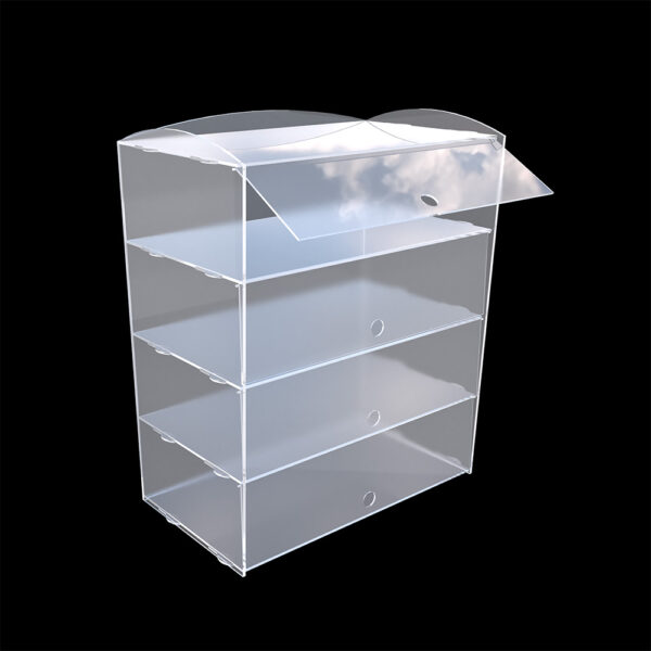 PREMIUM ACRYLIC DISPLAY CASE 4 TIER