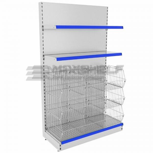 Unit With Half Wire Baskets