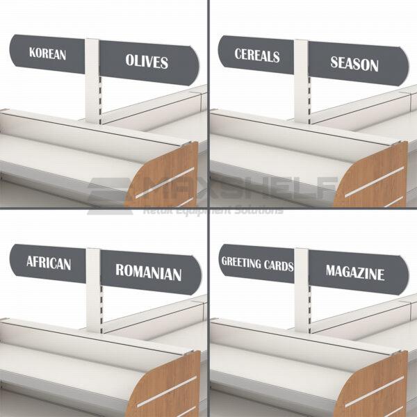 Gondola Tree Signs - Aisle Flags