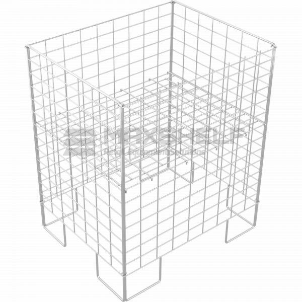 Rectangle Collapsible Dump Bin with Adjustable Base