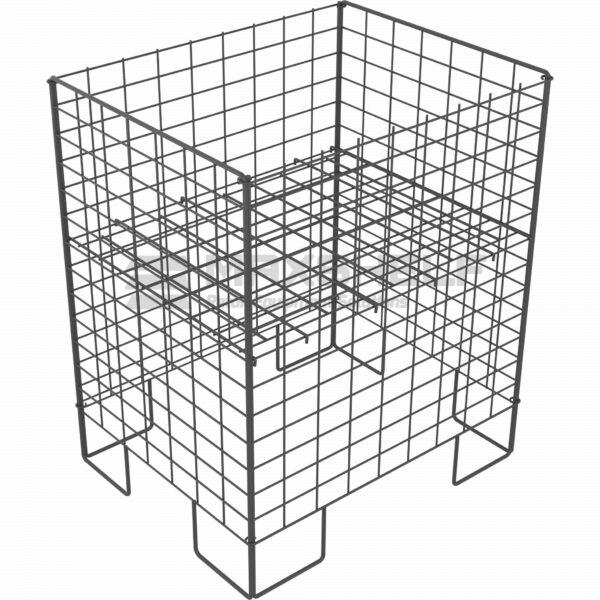 Dump Bin with Adjustable Base 550mm Graphite