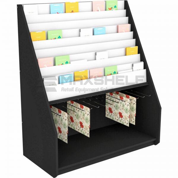 9 Tier Wooden Card and Gift Wrap Unit