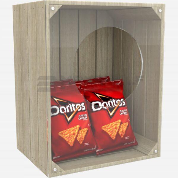 Stackable Wooden Crisp Crate with Clear Cover