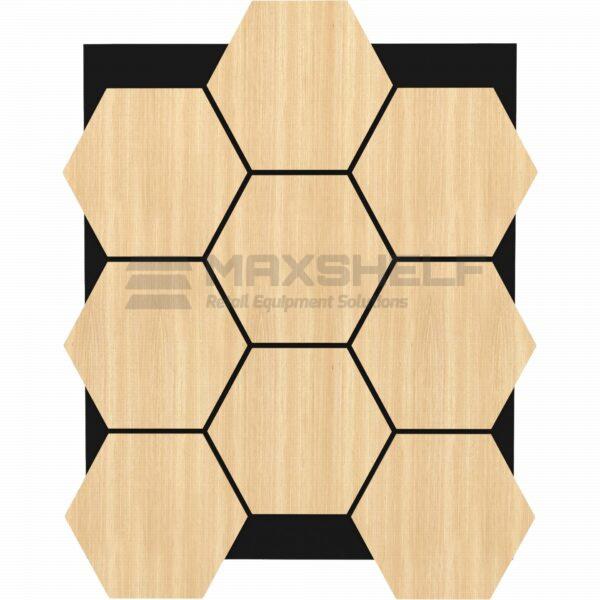 Acoustic Hexagon Wall Panel – Oak (Pomelo)